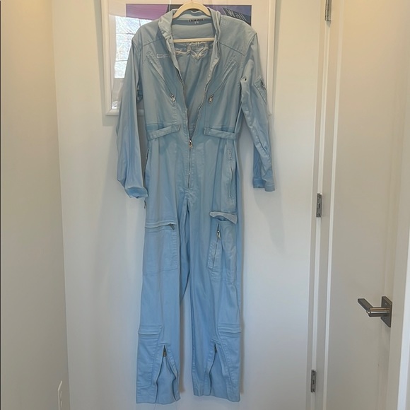 I.AM.GIA. Women’s Blue and White Jumpsuit - Picture 2 of 4